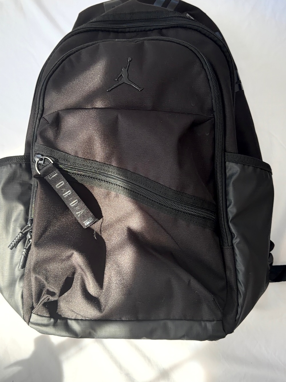 Jordan Black Kids Backpack with Jumpman Logo